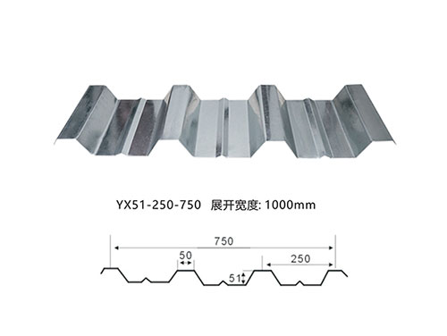 江門YX51-250-750開口樓承板