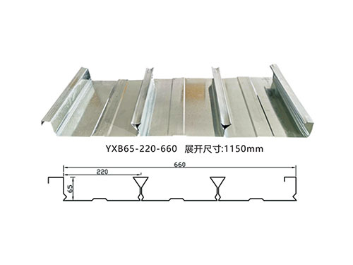 六盤水YXB65-220-660閉口樓承板
